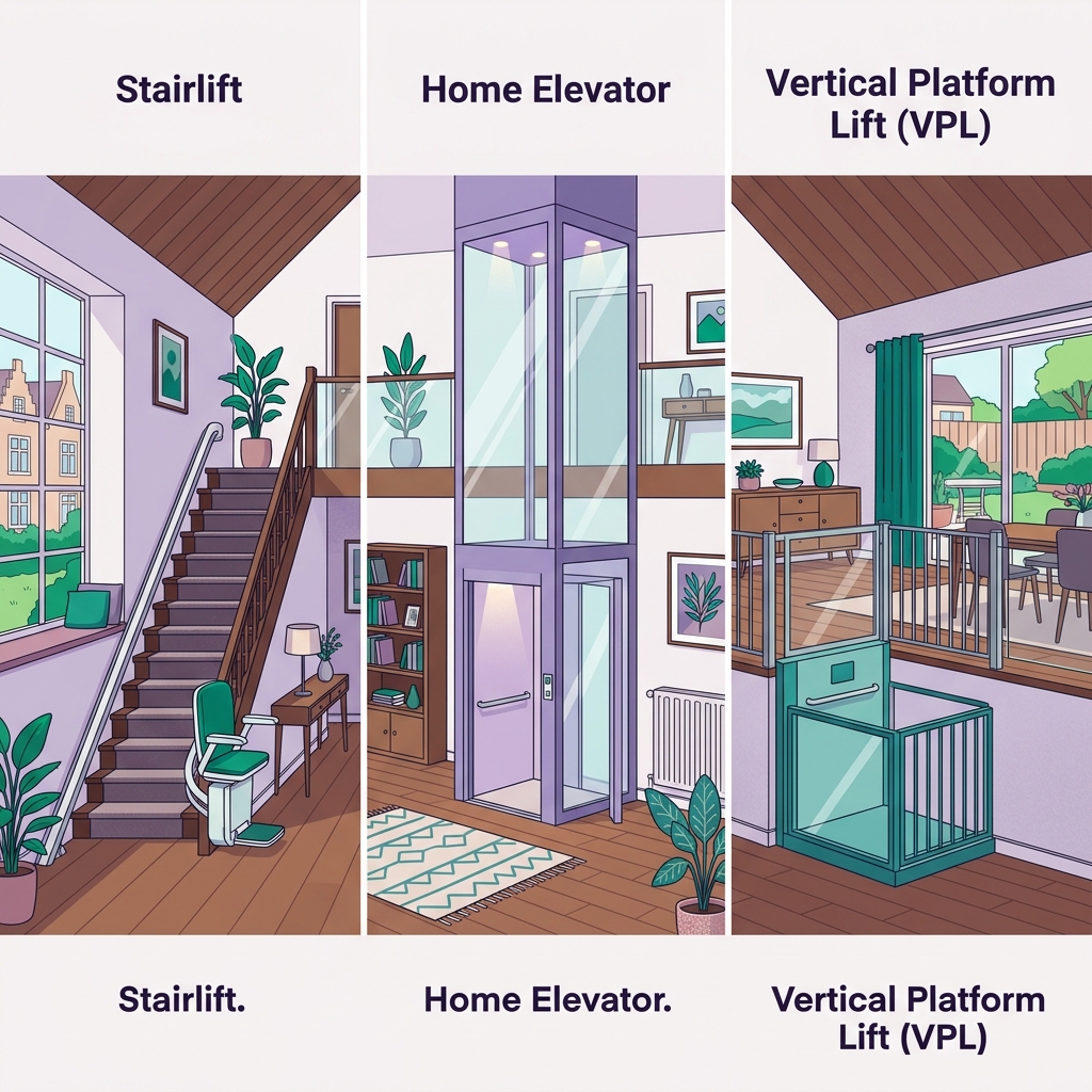 Alternatives au Monte-Escalier : Ascenseur Privatif, Plateforme, Déménagement